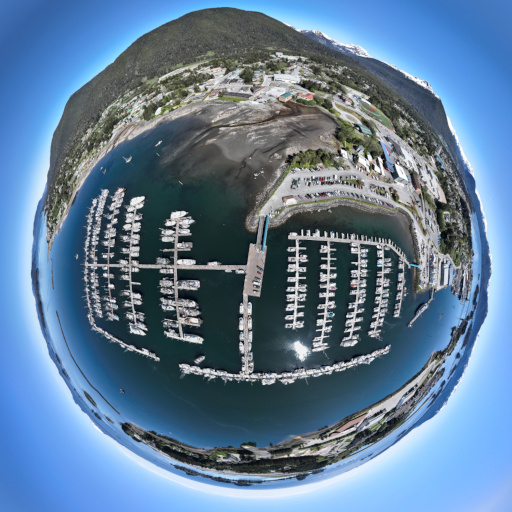 eliason harbor tiny planet